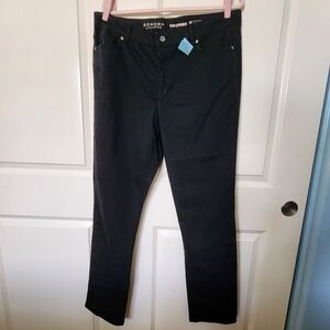 Sonoma Women's Black Straight Leg Jeans